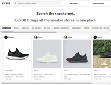 Tablet Screenshot of kickdb.com